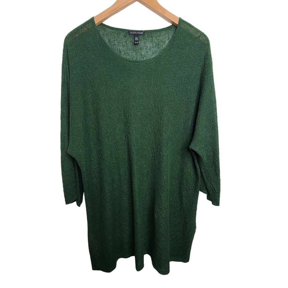 Eileen Fisher Green Blouse